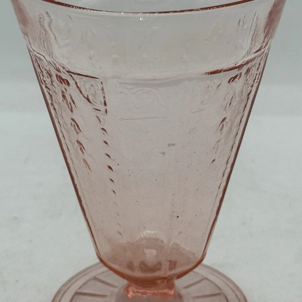 Anchor Hocking Glass MAYFAIR Open Rose Pink 5-1/2